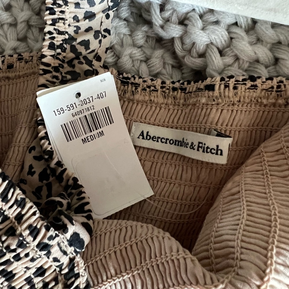 Leopard midi dress from Abercrombie